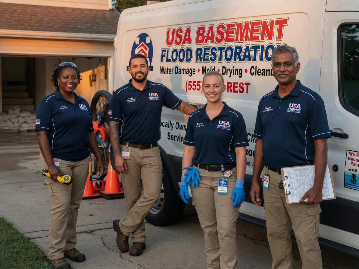 Basement Flood Cleanup company in Markleville, IN