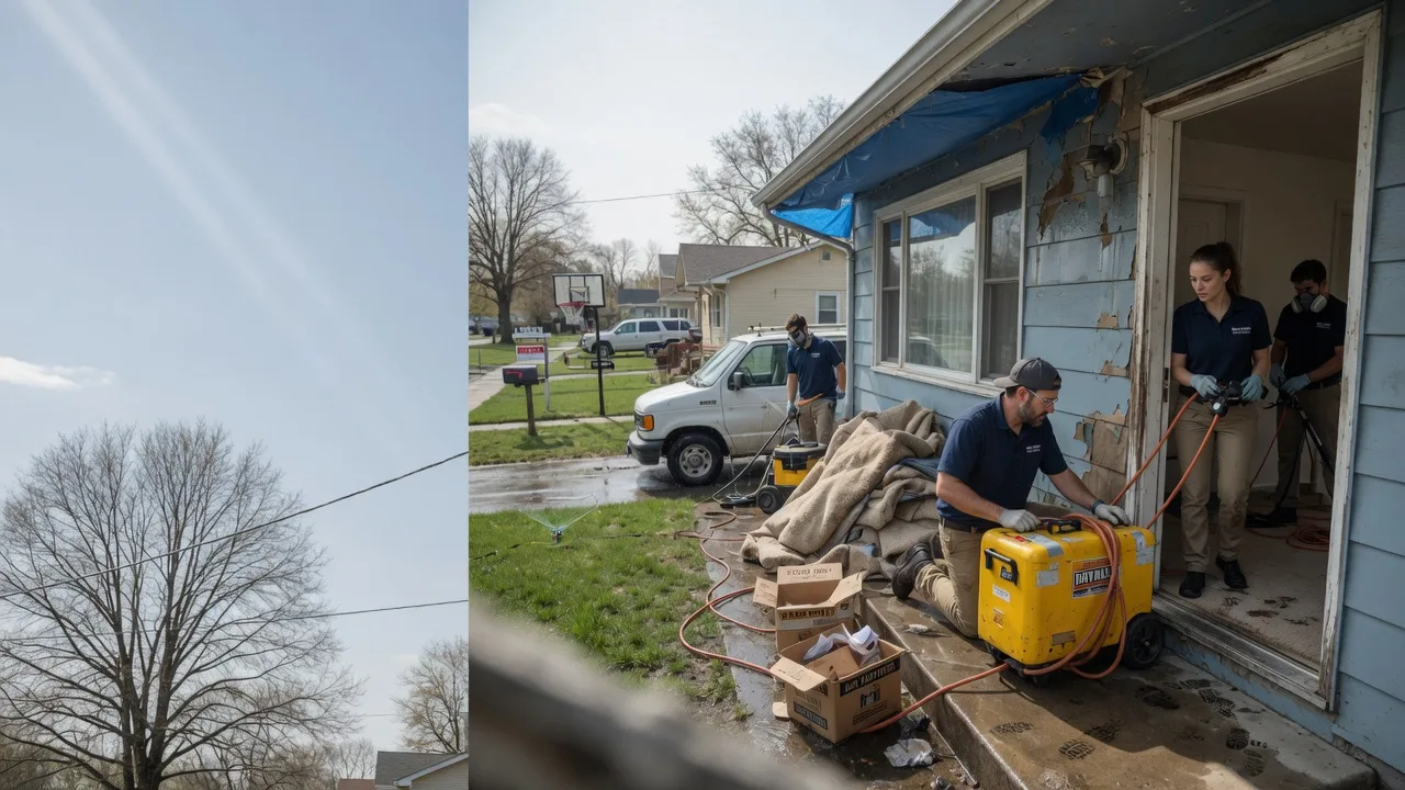 Basement Flood Cleanup in Markleville, IN near me
